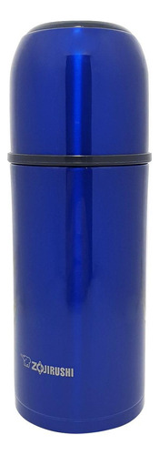 Garrafa Térmica Zojirushi 350ml Azul Quente E Frio Japonesa