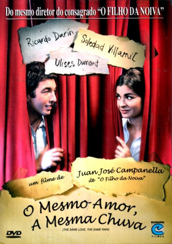 O Mesmo Amor A Mesma Chuva Dvd Original Lacrado