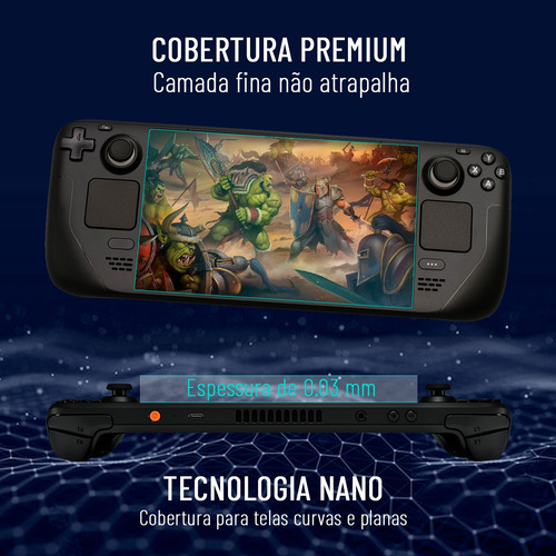 Película Gamer Hidrogel Tpu Nano Para Steam Deck Lcd/ Oled