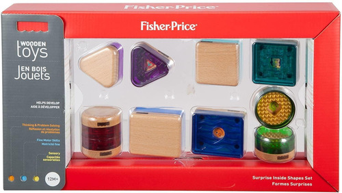 Fisher-price. Juguetes De Madera Sorpresa Con Formas.