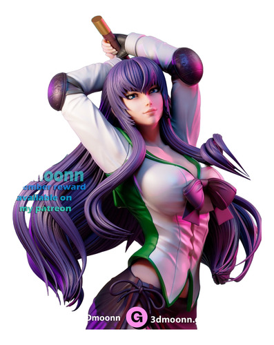 Saeko Busujima Highschool Of The Dead Figura Resina 24cm