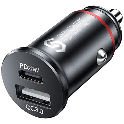 Cargador De Coche Usb C - 40w 2-port Pd 3.0 (20w Kv3tw