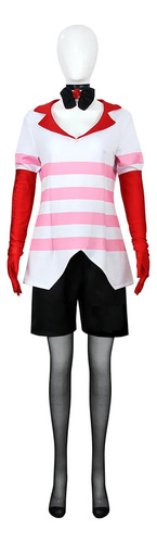 Disfraz De Angel Dust Hazbin Hotel Cosplay De Disfraz Uniforme Completo Para Mujeres En Fiestas De Carnaval De Halloween