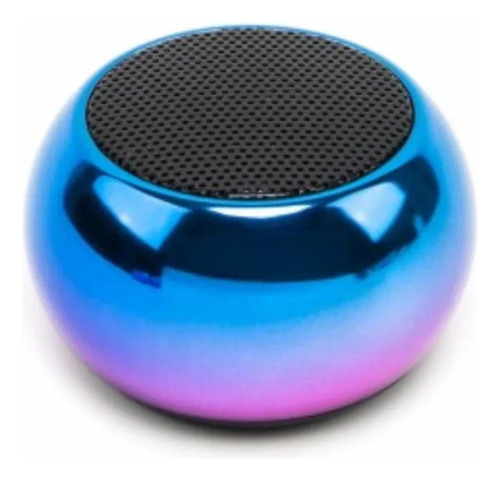 Caixinha De Som Speaker Tws Amplificada Bluetooth Azul