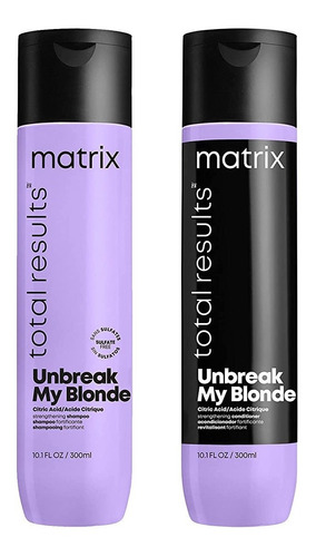 Pack Unbreak My Blonde Matrix Shampoo Y Acond. Sin Sulfatos