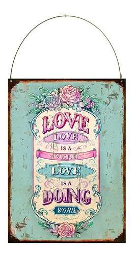 Carteles Chapa, Decoracion Vintage Cocina Love Deco 047