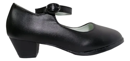 Zapatos chinitas negras para mujer hot sale
