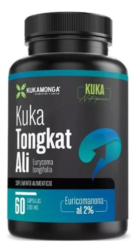 Tongkat Ali 2% Euricomamona Precursor Testosterona 60 Caps