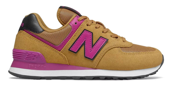 Zapatillas Urbanas Nuevas Color Mostaza Mujer New Balance | MercadoLibre 📦