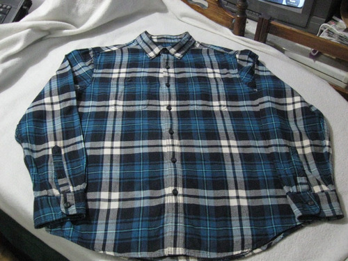 Camisa,  Afranelada American Eagle Outfitters Talla L Manga 