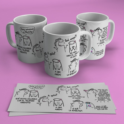 Imagen 2 de 10 de Diseños Plantillas Sublimar Taza Flork Cancioncitas De Amor