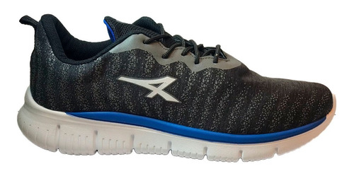 Zapatillas Athix Running Hombre Flex Fit Negro-azul Cli