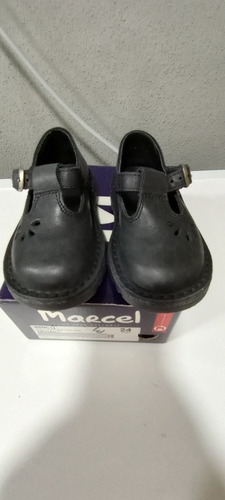 Zapatos Marcel Colegial Cuero Nena Guillerminas Talle 24