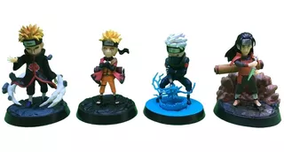 Naruto Set X 4 Figuras De Colección Gashapon Ty-205