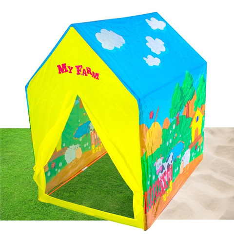 Carpa Infantil Nenas Nenes Casita Granja Animales Jueguetes