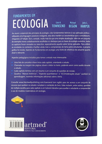 Fundamentos Em Ecologia, De Townsend, Colin R.. Artmed Editora Ltda., Capa Mole Em Português, 2010 (Usado)