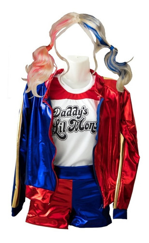 Disfraz Harley Quinn De Talla 4 A La Talla 16 Niñas Adultos