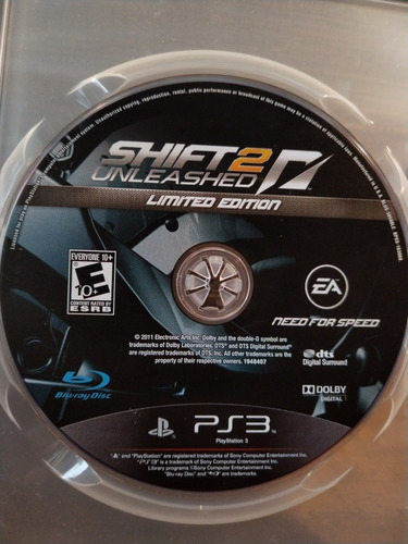 Juego De Playstation 3 Shift2 Unleashed 