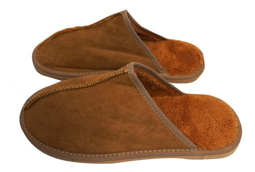 Imagen 2 de 10 de Pantufla Chinela Corderito Hombre Invierno Arigada
