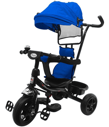 Triciclo Coche Bici Convertible Infantil C/ Capota Reforzado