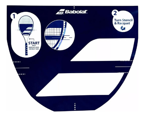 Stencil Molde Babolat Pintar Encordado Raqueta Tenis