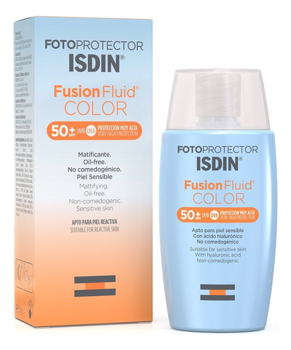 Fotoprotector Isdin Fusion Fluid Color Spf50+x50ml