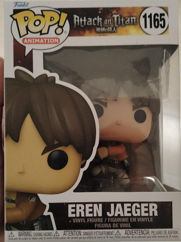 Funko Pop! Anime Shingeki No Kyojin Atta #1165: Eren Jaeguer (Usado)