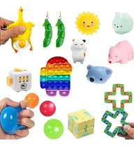 Comprar 17pcs Pop Iit Fidget Toy-push Fidget Set De Juguete
