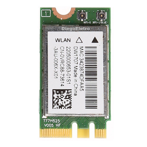 Placa Airport Wireless Dell 5547 5548 I15 Dw1707 Qcnfa335