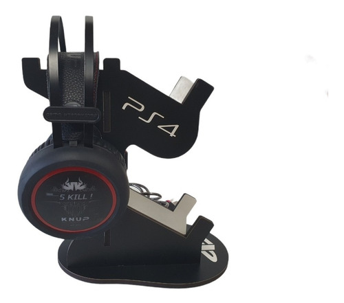 Suporte De Controle E Headset Para Ps4 Ps3 Ps5 Gamer Jogos