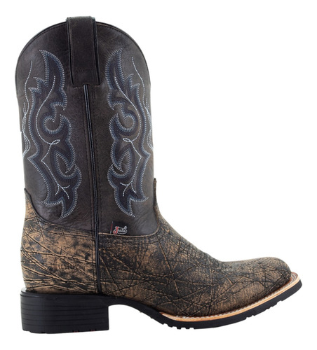 Botas Vaqueras Justin Hombre Marshal Piel Jb5557