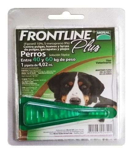 Pipeta Antipulgas Y Garrapatas Frontline Perros De 40-60kg 