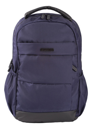 Morral Lugano Antares Xm202531a Color Azul Oscuro Diseño De La Tela Liso