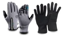 Comprar Guantes Térmicos Unisex Táctil + Guantes Primera Piel Moto