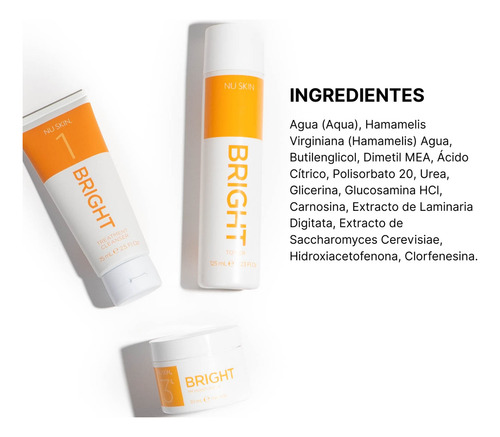 Nu Skin | Bright Toner | Anti-manchas | Anti-pigmentación Momento De Aplicación Noche Tipo De Piel Todo Tipo De Piel