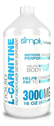 Suplemento en liquida Simply  carnitina