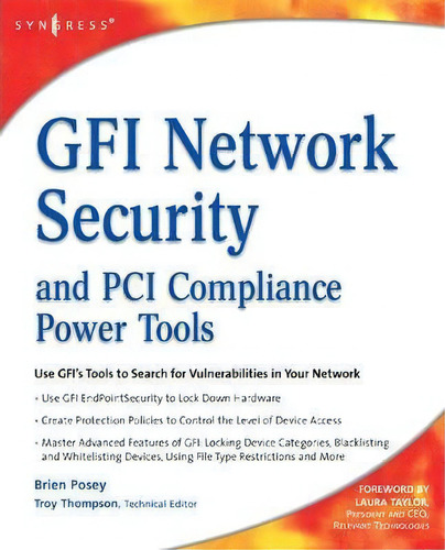 Gfi Network Security And Pci Compliance Power Tools, De Brien Posey. Editorial Syngress Media U S, Tapa Blanda En Inglés