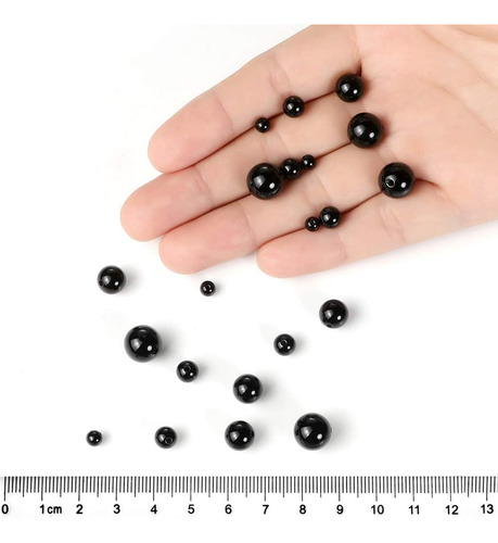Cuentas De Ónix Negro Natural Para Hacer Joyas, Piedras Prec