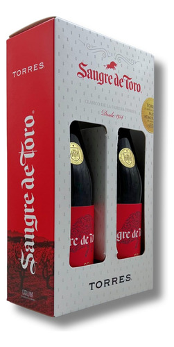 Pack Estuche Regalo 2x Vino Sangre De Toro Torres España