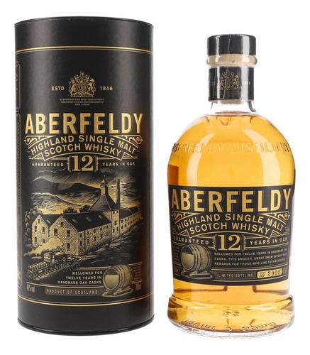 Whisky Single Malt Aberfeldy 12 Años 750ml