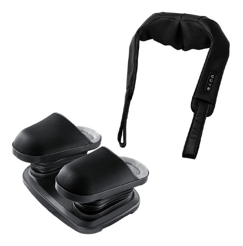 Combo Homedics Masajeador Pies + Masajeador Cervical Shiatsu