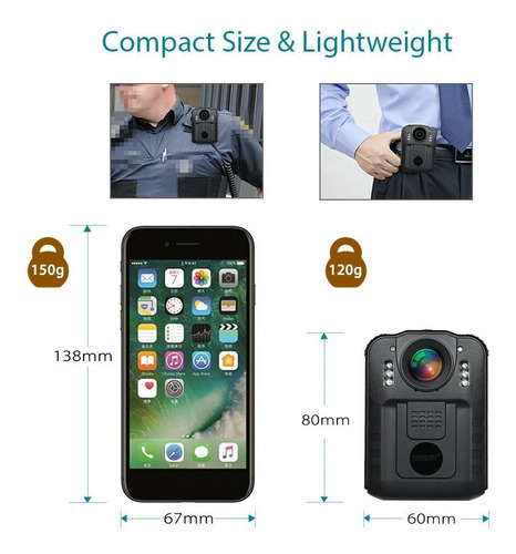 Imagen 8 de 10 de Camara De Seguridad Boblov Police Hd 1296p Vision Nocturna