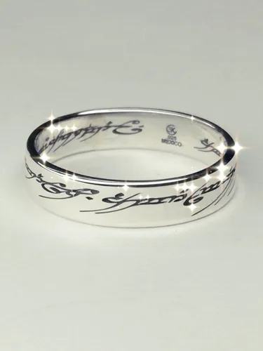 Anillo nico Plata 925 El Se or De Los Anillos El Hobbit Cuotas