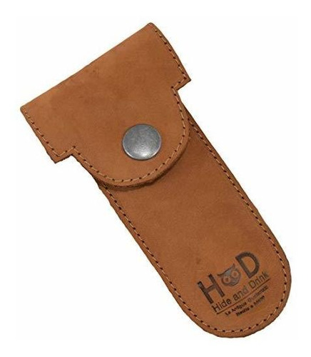 Funda Protectora De Cuero Para Rastrillo De Afeitar Cafe