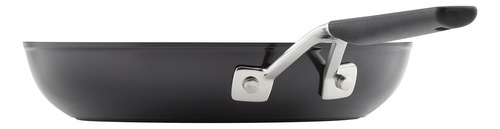 Sarten Antiadherente 84801 Anodizada De 25 Cm Kitchenaid Color Negro