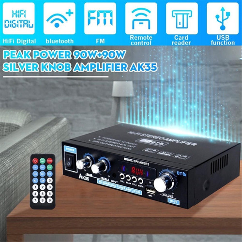 Automóvil De 2 Canales Amplificador De Audio Para Auto/casa