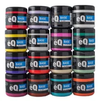 Comprar Base Acrilica Eq Arte Pote 200cc Pack X10 Colores Surtido