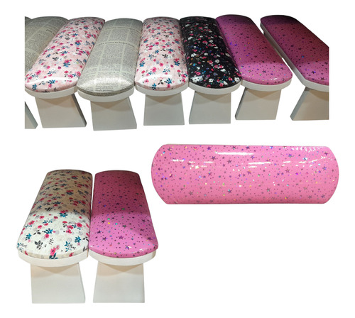 Apoyamanos Posamanos De Madera Manicuria Alto Uñas Nails