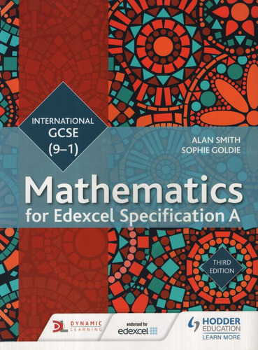 Edexcel Igcse 9-1 Mathematics (3Rd.Ed.) - Student's Book, de Smith, Alan. Editorial Hodder Education, tapa tapa blanda en inglés internacional, 2016