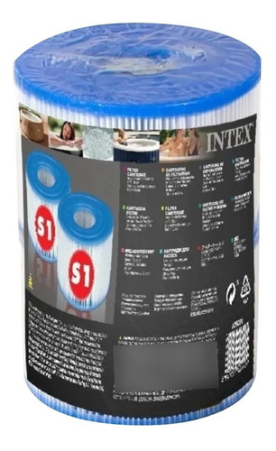 Pack X 2 Cartucho Filtrante S1 Accesorio Spa Inflable Intex